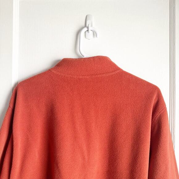 Disney Store Snow White Grumpy Orange Rust Quarter Zip Fleece Pull Over Size L - Picture 10 of 11